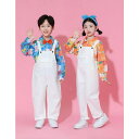 ダンスウエア セットアップ 上下セット 女の子 男の子 子供 キッズ 夏 春 秋 ダンス衣装 子供服 クラス服 花柄 アロハシャツ 長袖シャツ 長袖 サロペットパンツ ロングパンツ 小学生 舞台衣装 ステージ衣装 応援団 演出服 団体服 合唱服 運動会 体育祭 記念撮影 100-180cm