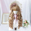 カツラ ウィッグ ロングヘア 原宿系 姫髪 Lolita系 森ガールかつら ロリータ 原宿風 かつら 前髪 レディース コスプレ 耐熱ウィッグ コスチューム 仮...