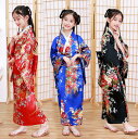 子供着物 キッズ 浴衣セット 4色 花柄プリント ハロウイン衣装 ショート丈 花魁 おいらん 女の子 仮装 変装 コスプレ衣装 ハロウィン 子供 学園祭 文化祭 イベント 撮影衣装 コスチューム ミニ着物 ミニ浴衣 ゆかた コスプレ 花火大会 ワンピース+ベルト120 130 140 150cm