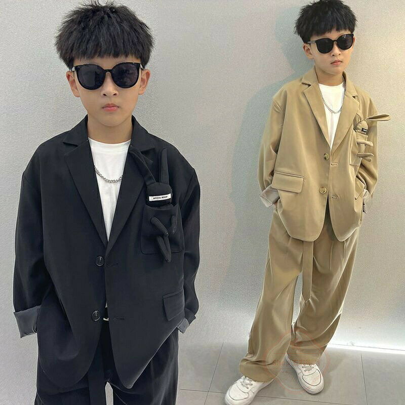 キッズスーツ 2点セット タキシードスーツ 入学式 スーツ 子供 スーツ 男の子 フォーマル フォーマルス..