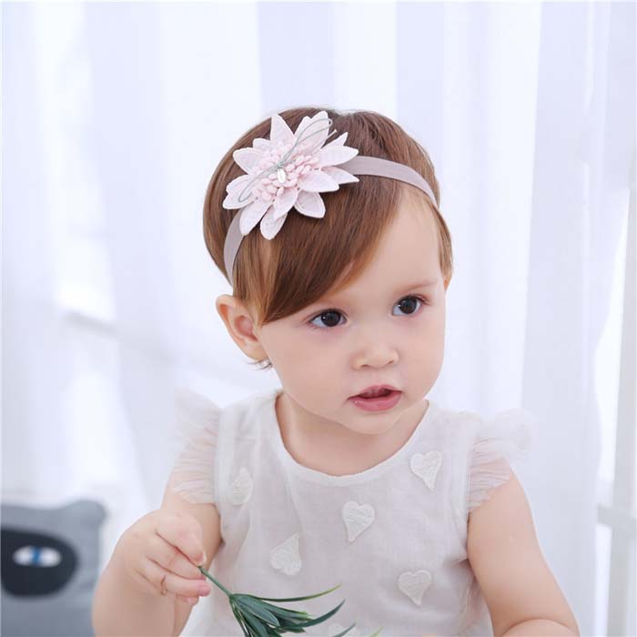 立体大花レース オーガンジー ヘアバンド ヘアアクセサリー カチューシャ 誕生日 結婚式 お宮参りに 赤..