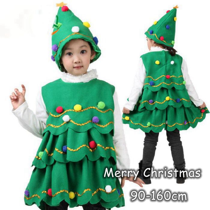 クリスマス 衣装 クリスマスツリー キッズ 女の子 子供 クリスマス衣装 コスプレ コスチューム 仮装 ワ..