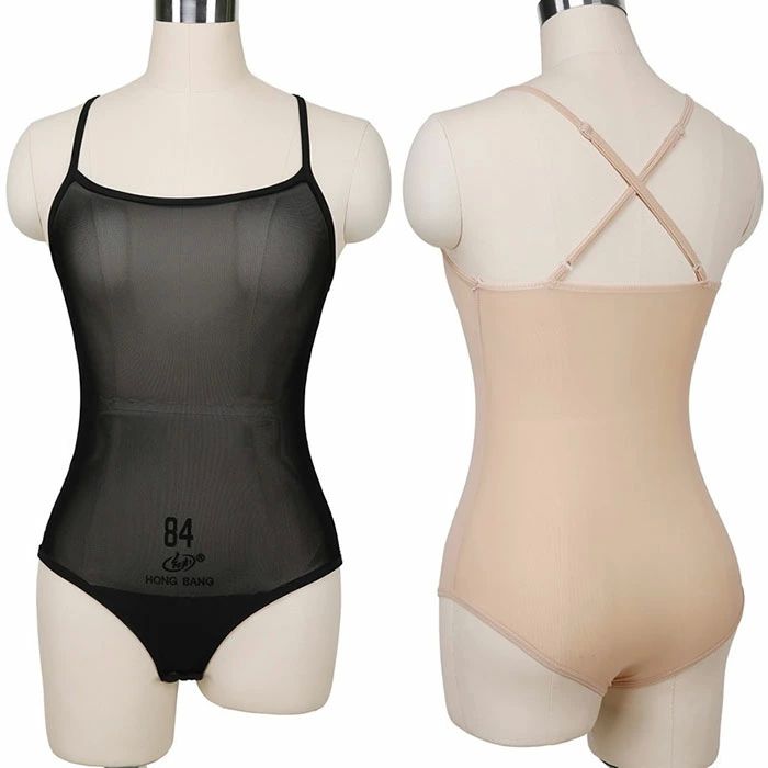 ボディファンデーション シースルーレオタード ベリーダンス衣装 社交ダンス インナー ベリーダンス ボ..