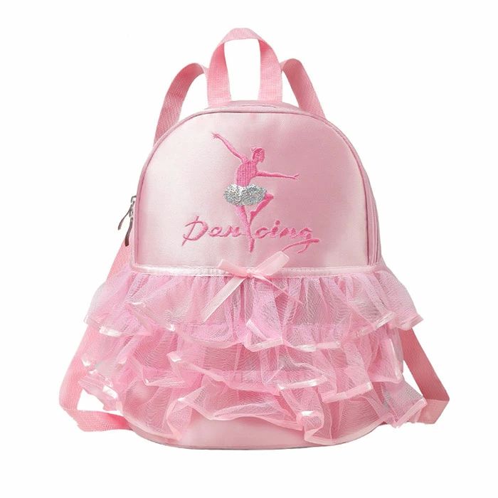 バレエ バッグ リュックサック レッスンバッグ 女の子 子供 キッズ ジュニア チュール レース かわいい..