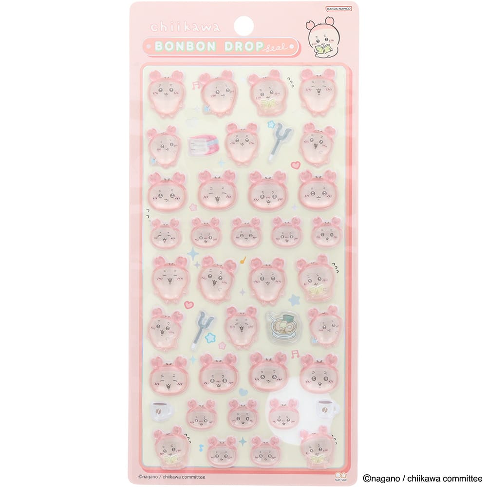 【ボンボンドロップシール】　ちいかわ　古本屋