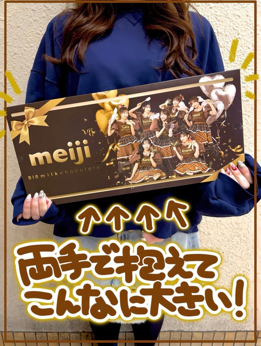 【30%OFF!!SALE】【FRUITS ZIPPER×meiji】明治BIGミルクチョコレート vvstore-10012308 ヴィレヴァンオンラインストア サンプル画像2