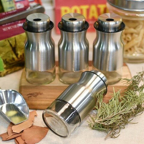 【20%OFF!!SALE】【DULTON】CURVED SPICE JAR