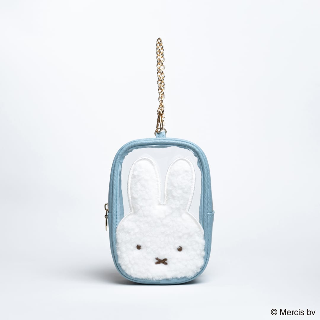Rakuten - 【50%OFF!!SALE】BRUNA BOA APPLIQUEクリアスクエアポーチ