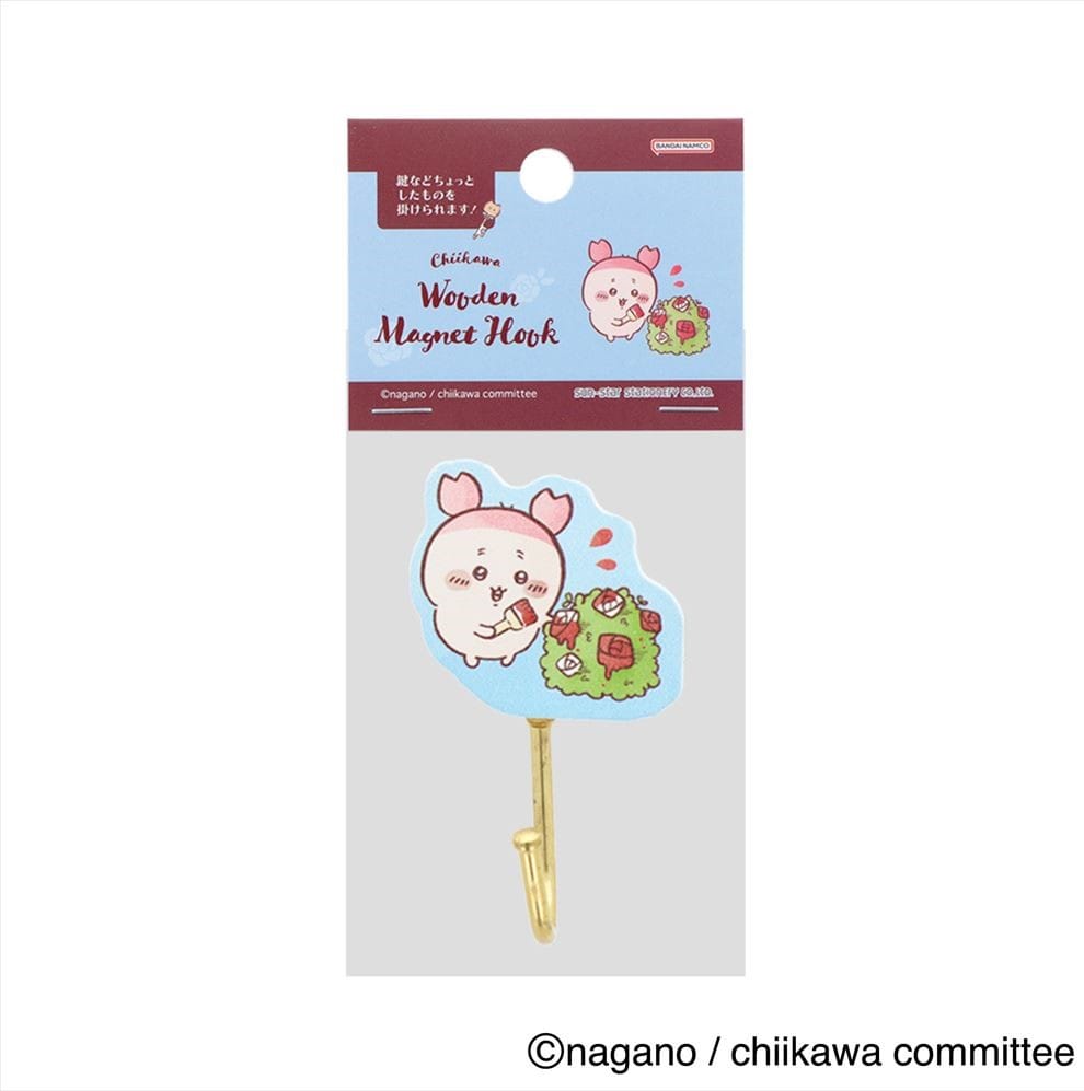 【ちいかわ】木製マグネットフック WT 古本屋