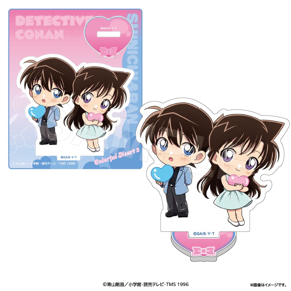 Rakuten - 【名探偵コナン】アクリルスタンド（カラフルはーと2）工藤新一＆毛利蘭