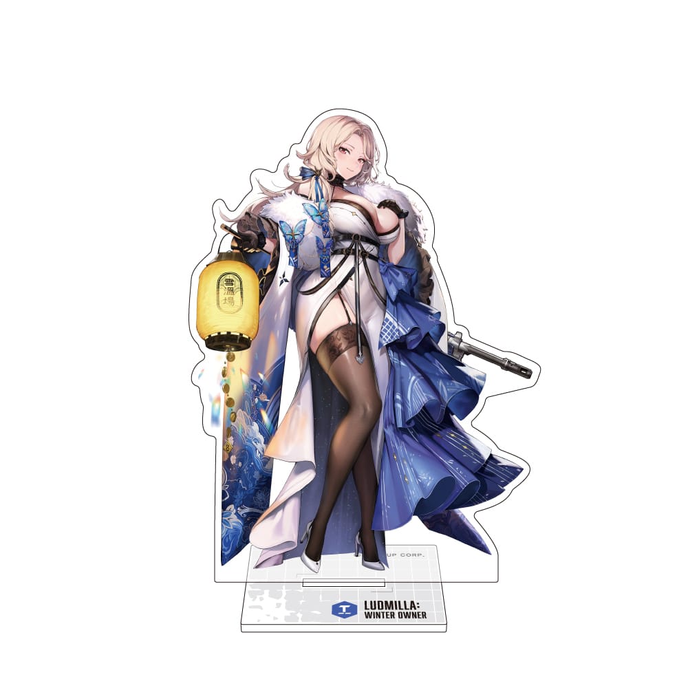 Rakuten - 【NIKKE】アクリルスタンド ルドミラ：ウィンターオーナー　かわいい　かっこいい　近未来　ガンアクション　スタイリッシュ　バトル　美少女　重火器　スーツ　迫力