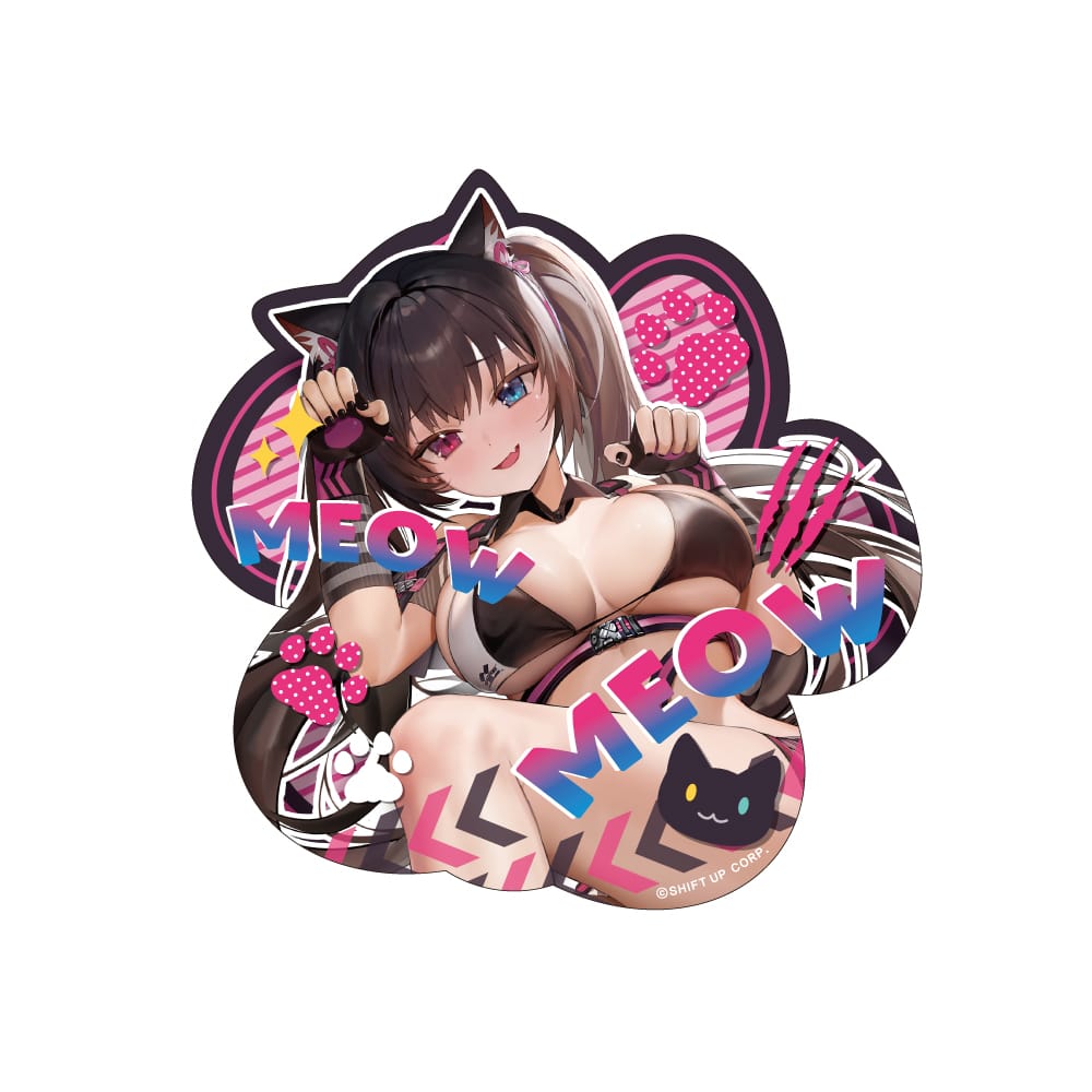 GUNGIRL ステッカー ネロ　かわいい　かっこいい　近未来　ガンアクション　スタイリッシュ　バトル　美少女　重火器　スーツ　迫力