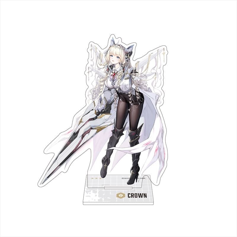 Rakuten - 【NIKKE】アクリルスタンド クラウン　かわいい　かっこいい　近未来　ガンアクション　スタイリッシュ　バトル　美少女　重火器　スーツ　迫力