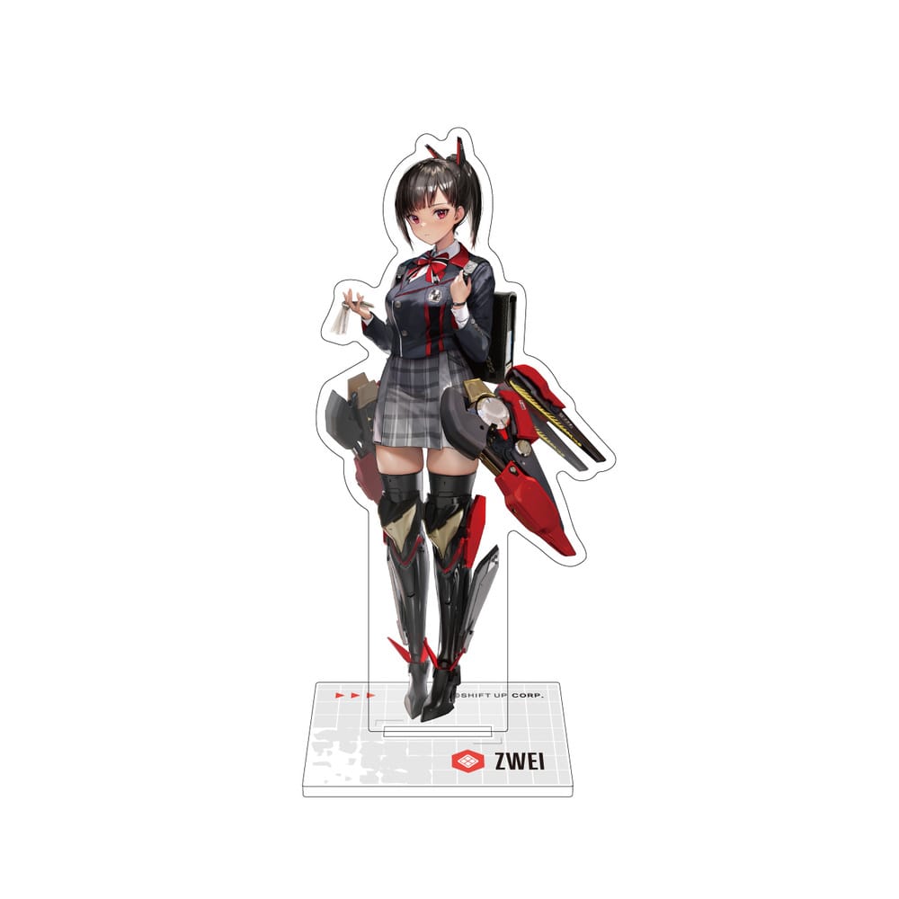 Rakuten - 【NIKKE】アクリルスタンド ツバイ　かわいい　かっこいい　近未来　ガンアクション　スタイリッシュ　バトル　美少女　重火器　スーツ　迫力