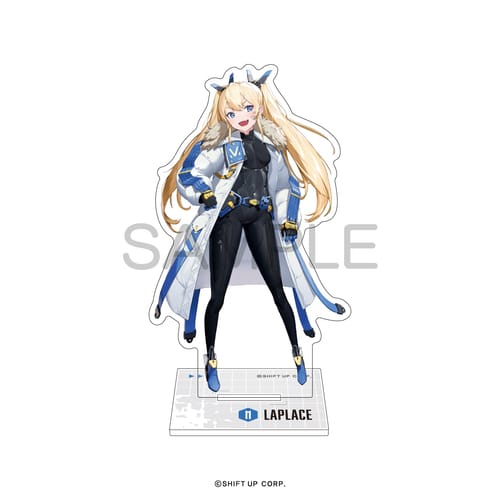 Rakuten - 【NIKKE】アクリルスタンド ラプラス　かわいい　かっこいい　近未来　ガンアクション　スタイリッシュ　バトル　美少女　重火器　スーツ　迫力