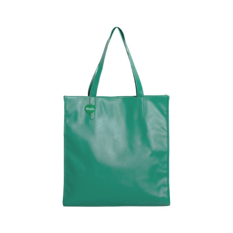 Rakuten - 推しごと現場トート（フェイクレザー/GREEN）　かわいい　シンプル　オシャレ　カジュアル 　雑貨　ファッション　ファッション雑貨　カバン　推し　推し活