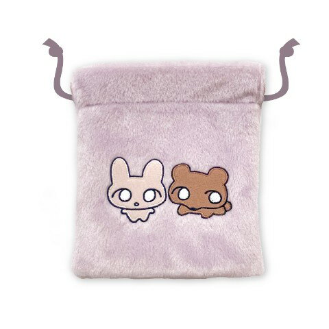 乐天商城 - 【20%OFF!!SALE】【ねこちゃん】ふわふわ巾着 うさぎ&たぬき