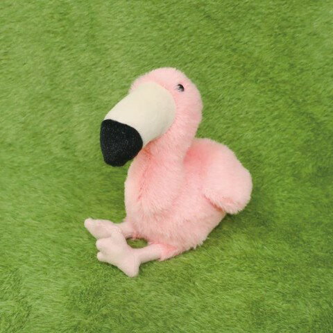 Rakuten - 【大陸散歩】ぽちゃまる ぬいぐるみ Sサイズ フラミンゴ