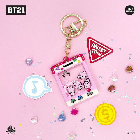 Rakuten - 【BT21】minini グリッターキーホルダー COOKY
