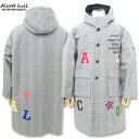 アルコット ヒル ブル ワッペン ベンチコート 48 L サイズ グレー 03 Alcott hill 45-4901-10-03-48 ジャケット アウター 24AW
