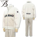 バーニヴァーノ ジップアップ ファー ブルゾン シャカシャカ ロング パンツ セットアップ LLサイズ BAW-NBS5152-BAW-NPC5154-02 ホ...