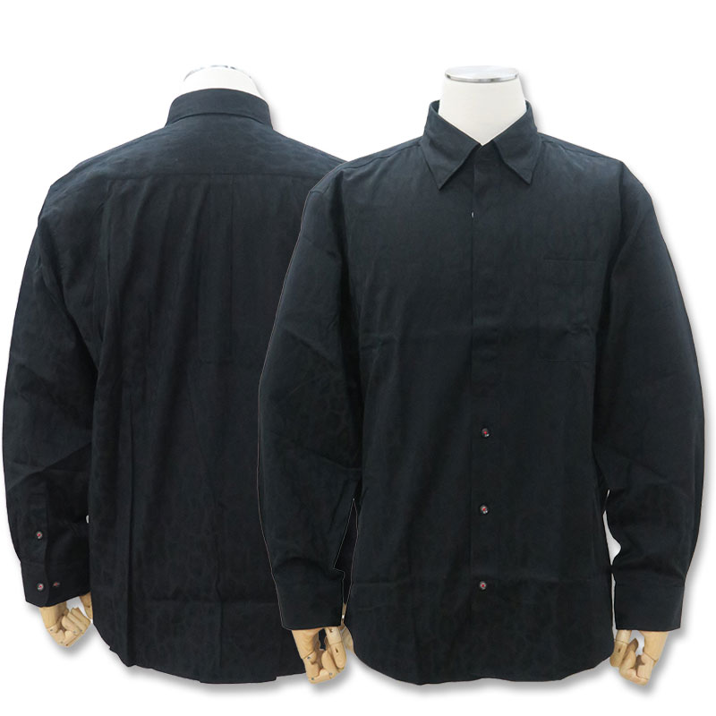 ビビコ 長袖カジュアルシャツ 31-1101-01 BBCO 黒 05 メンズ L LL 長袖 シャツ