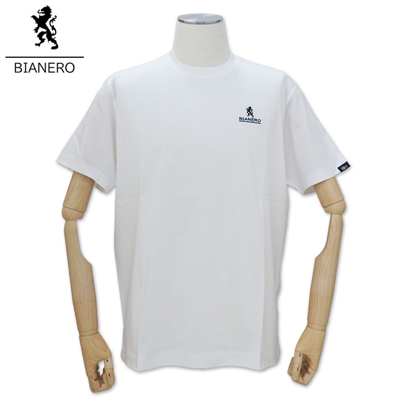 ビアネロ 半袖Tシャツ 242-5575 48サイズ L 50サイズ LL 52サイズ 3L BIANERO 白 11 黒 17 無地 ワンポイント
