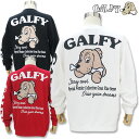 ガルフィー トレーナー GALFY 131080 白 黒 赤 ホワイト ブラック レッド ヤンキー 裏毛 スエット スウェット