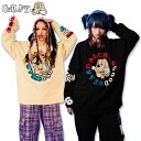 ガルフィー GALFY 二代目わんんわん大学 セーター ニット 123004 黒 オフシロ L XL BLACK O.WHITE ヤンキー TGC