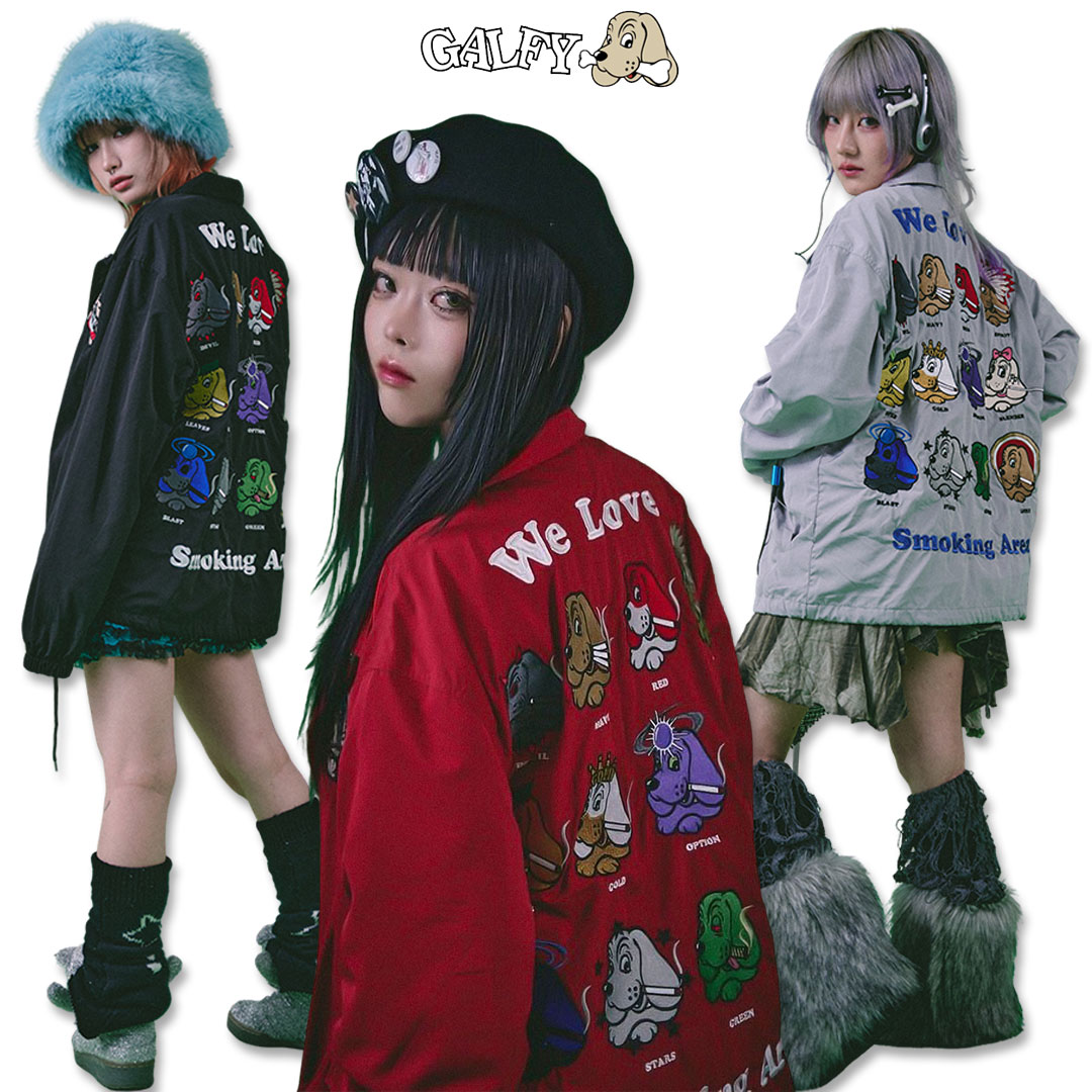ガルフィー GALFY ヤニラバーズコーチJKT 144031 #20 BLACK #120 GRA