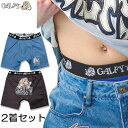 ガルフィー GALFY ロゴボクサーパンツ 152012 #20 BLACK&NAVY ギャル メンズ レディース 25SS 下着(4)