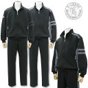 \30%OFF/ジェルバ 長袖 トラックジャケット イージーパンツ セットアップ 391005 黒/白 14 黒 15 M L LL 3L JERBA 上下セット ワッフル風