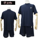 ジェルバ セットアップ 半袖Tシャツ ハーフパンツ 425016 555004 99 紺 ネイビー M L LL 3L JERBA らくらく ストレッチ イージーパンツ