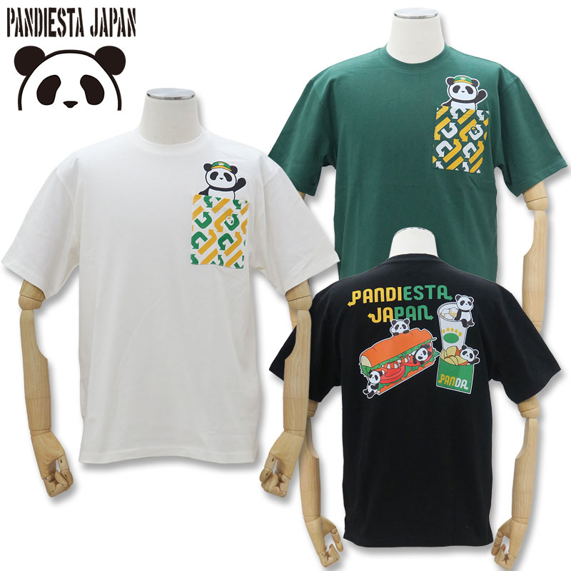 パンディエスタ 胸ポケット 半袖 Tシャツ 554354 M L XL XXL PANDIESTA JAPAN メンズ レディース サブウェイのサムネイル