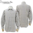 サンタフェ 長袖 シャツ 050-86911 50 LLサイズ santafe ベージュ 001 シャツ 長袖 メンズ