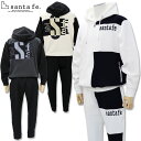サンタフェ WFバック切替モチーフロゴパーカー 切替ショガーパンツ スエットパンツ santafe 48 50 52 54 259-83410 ホワイト ブラッ...
