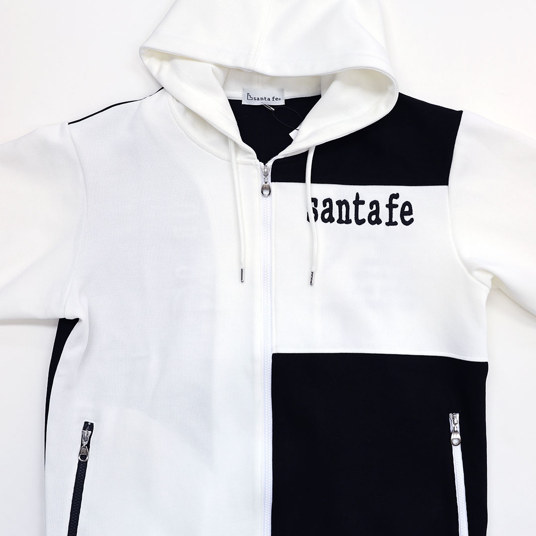 サンタフェ WFバック切替モチーフロゴパーカー 切替ショガーパンツ スエットパンツ santafe 48 50 52 54 259-83410 ホワイト ブラック グレー ベージュ 25SS