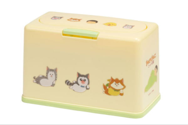 【全品　送料無料！】　まめきちまめこ　抗菌マスクストッカーニートの日常　ブロガー　アニメ　ケース　マスク　収納　収納ケース　マスク入れ　ストック　ストッカー　雑貨　グッズ　かわいい