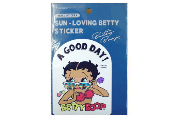 【全品　送料無料！】　アメリカン雑貨　Betty Boop　サインステッカーA GOOD DAY　海　ベティ・ブープ　ベティ　STICKER　シール　雑貨　アメリカ雑貨　アメリカ　USA　おしゃれ