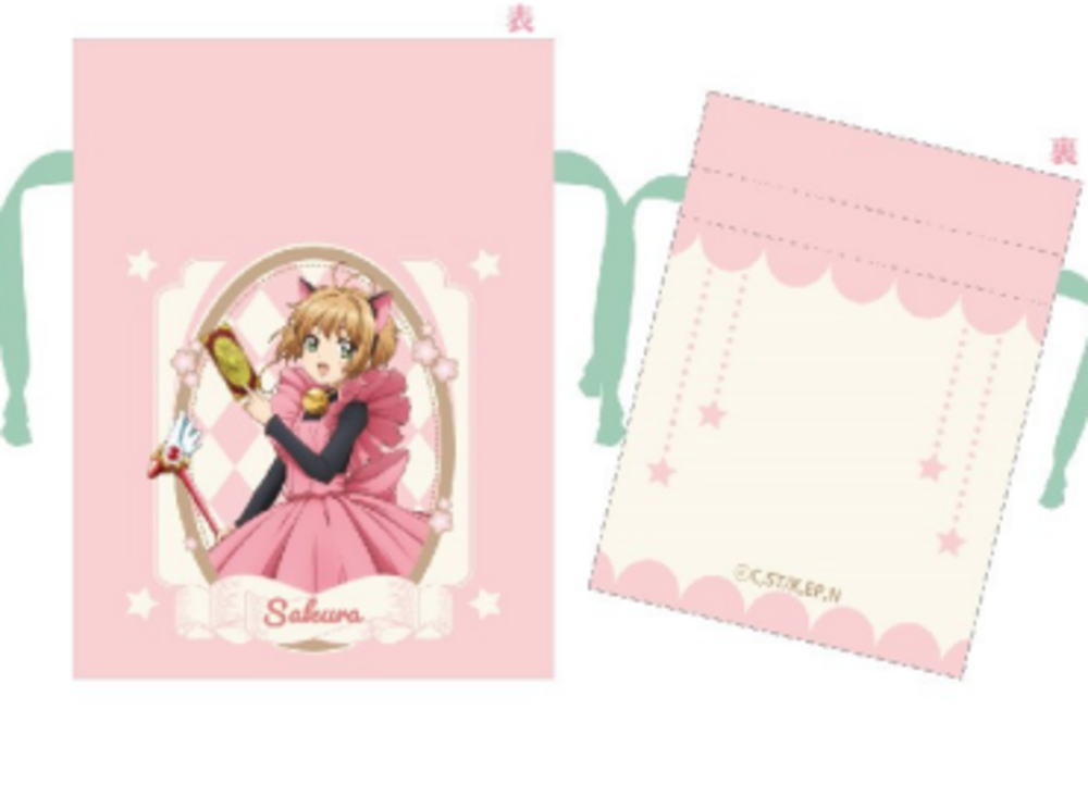 樂天商城 - 【全品　送料無料！】　日本製　カードキャプターさくら　豆巾着さくら　アニメ　ポーチ　ケース　袋　収納　 子供　 キッズ　学校　保育園　幼稚園　雑貨　グッズ　かわいい