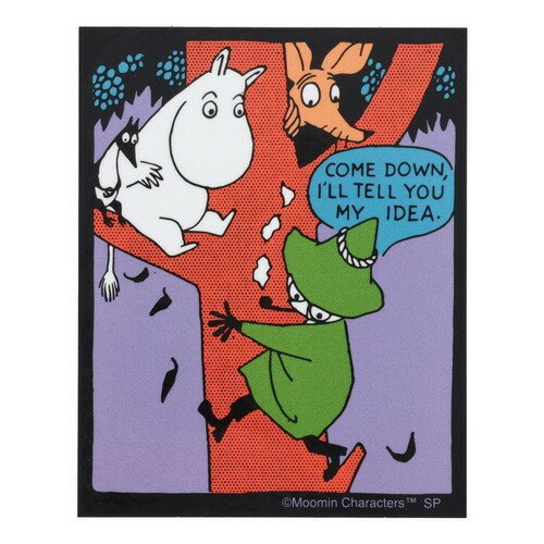 【全品　送料無料！】　ムーミン　Moomin　キャラクターステッカー木登り　リトルミイ　ミイ　アニメ　絵本　キャラステ　ステッカー　シール　文房具　雑貨　グッズ　かわいい