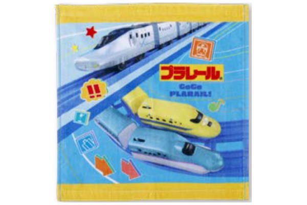 【送料無料】　タカラトミー　プラレール　ウォッシュタオルスマートゴー　電車　でんしゃ　新幹線　のりもの　おもちゃ　タオル　たおる　ハンドタオル　ハンカチ　ミニタオル　雑貨　グッズ　かわいい