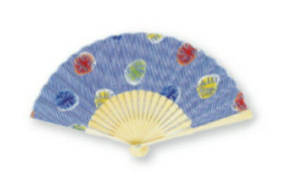 【全品　送料無料！】　Ripple　リップル　プリント扇子20cm　ダルマ　せんす　うちわ　踊り用　日本舞踊　祭り　夏　涼しい　雑貨　グッズ　かわいい(3)