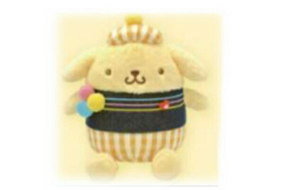 【全品　送料無料！】　サンリオキャラクターズ　ぬいぐるみS　ギンガムデニム　ポムポムプリン　マスコット　人形　ドール　おもちゃ　インテリア　子供　キッズ　雑貨　グッズ　かわいい