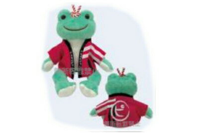 【全品　送料無料！】　かえるのピクルス　pickles the frog　ビーンドールにっこり縁日　ピクルス　ぴくるす　かえる　カエル　カエルのピクルス　マスコット　人形　ぬいぐるみ　おもちゃ　インテリア　子供　キッズ　雑貨の商品画像