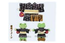 【全品 送料無料!】【かえるのピクルス】【pickles the frog】ぬいぐるみ用コスチューム【ブラック】【黒】【浴衣】【にっこり縁日】【カエル】【カエルのピクルス】【服】【着せ替え】【マスコット】【人形】【ドール】【おもちゃ】【インテリア】【雑貨