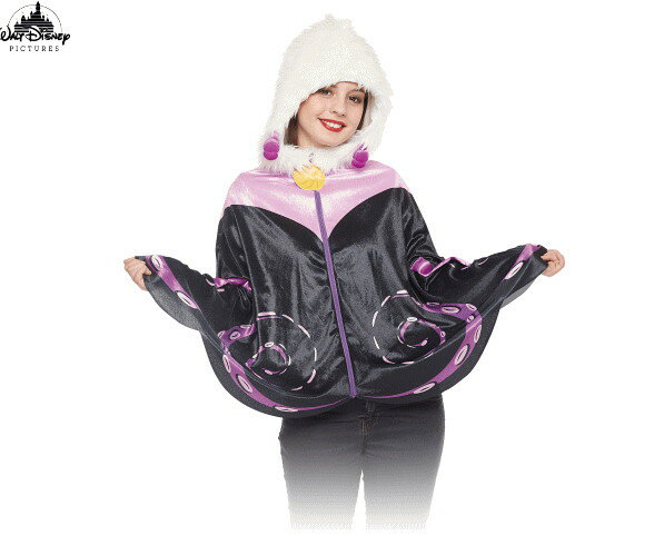 レディ　アースラケープアースラ　リトルマーメイド　アリエルヴィランズ　ディズニー　Disney　ハロウィン　コスプレ　コスチューム　衣装　仮装　集団仮装　かわいいのサムネイル