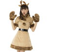 【レディ】キャンディトナカイ【トナカイ】【クリスマス】【仮装】【衣装】【コスプレ】【コスチューム】【サンタクロース】【パーティ】【イベント】【かわいい】