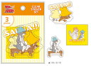 【全品 送料無料!】【トムとジェリー】クリアステッカーセット【イエロー】【黄色】【トム】【ジェリー】【アニメ】【シール】【文房具】【雑貨】【グッズ】【かわいい】