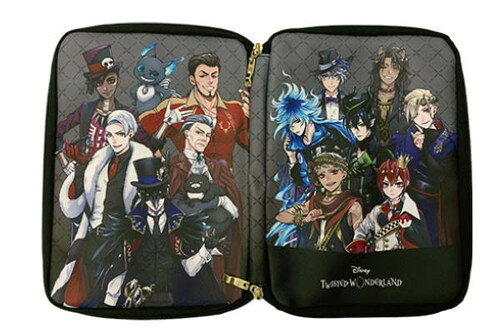 【最終価格！】【全品　送料無料！】　 ディズニーキャラクター　マルチケースS　集合　ツイステッドワンダーランド　マレウス　カリム　アズール　ヴィル　 リドル　イデア　レオナ　映画　ケース　ポーチ　文房具　メイク　化粧ポーチ　雑貨　グ